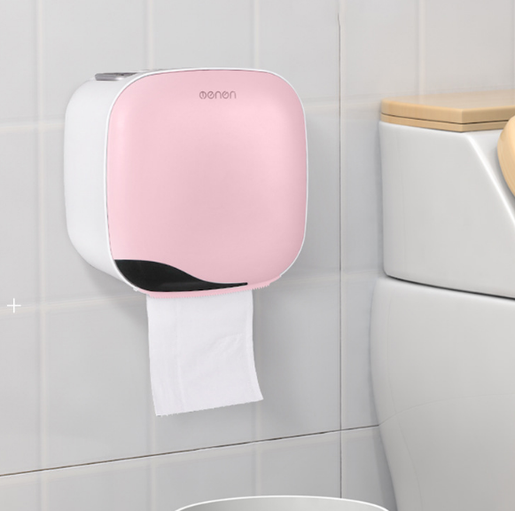 Modern Pink Plastic Toilet Paper Holder - Hansel & Gretel Home Decor