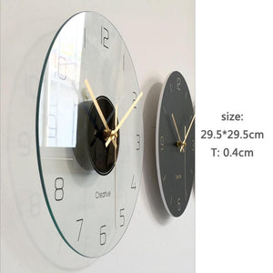 Modern Quartz Wall Clock Sarah Model - Hansel & Gretel Home Decor