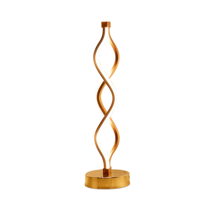 Modern Spiral Acrylic Table Lamp