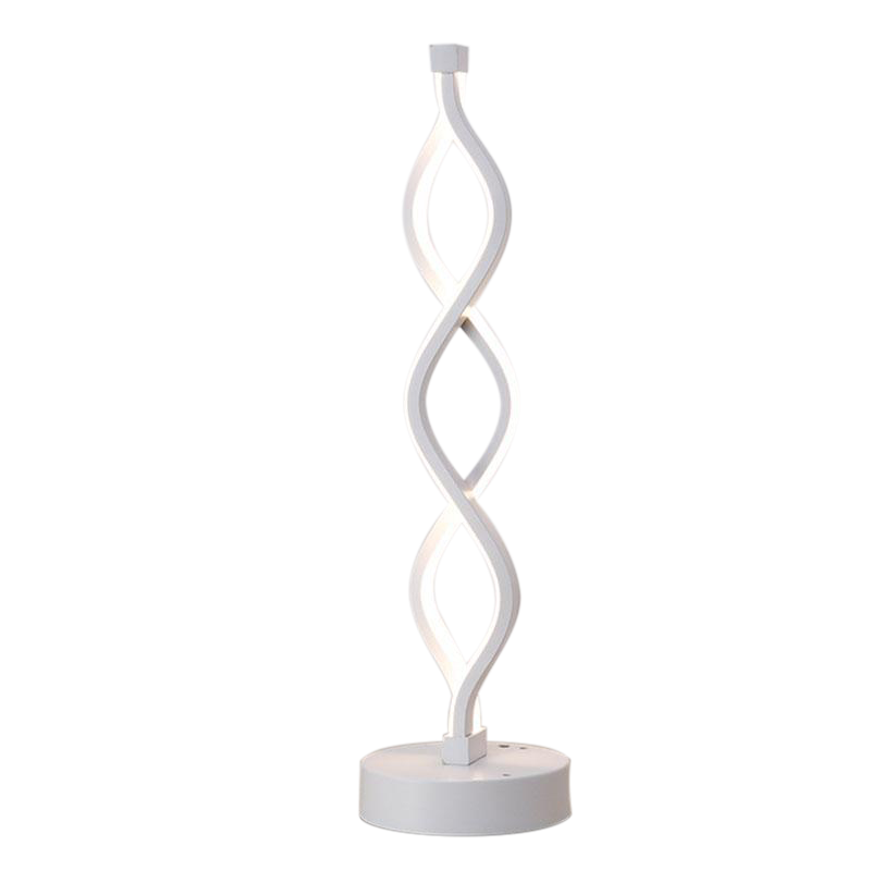 Modern Spiral Acrylic Table Lamp - Hansel & Gretel Home Decor