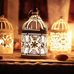 Moroccan Iron Candleholder - Hansel & Gretel Home Decor