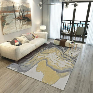 Multicolor Abstract Living Room Carpet - Hansel & Gretel Home Decor
