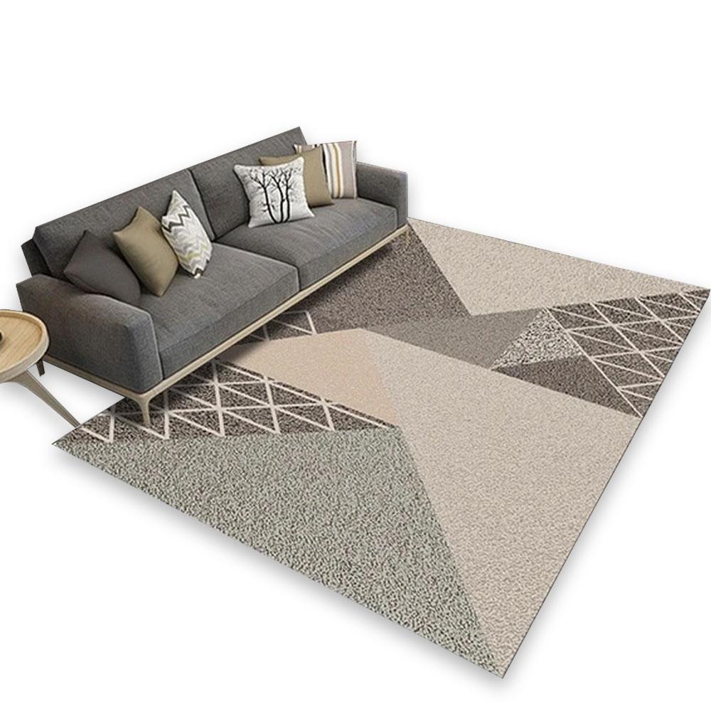 Multicolor Pyramid Style Living Room Carpet - Hansel & Gretel Home Decor