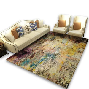 Multicolour Living Area Carpet - Hansel & Gretel Home Decor
