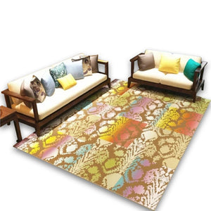 Multicolour Living Area Carpet - Hansel & Gretel Home Decor