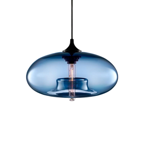Nordic Blue Hanging Lamp