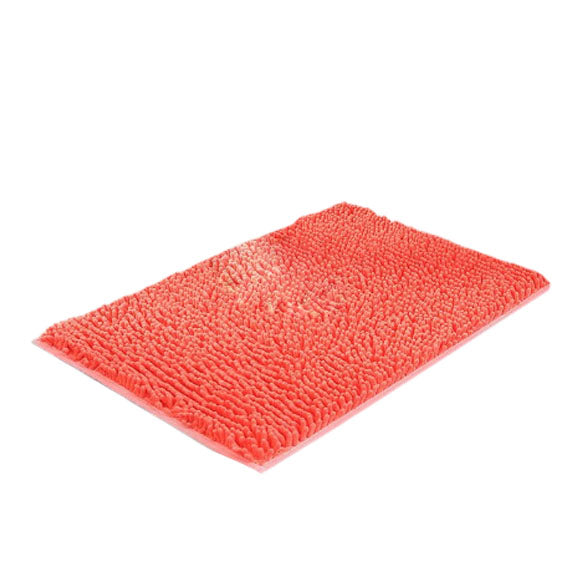 Red Bathroom Area Carpet