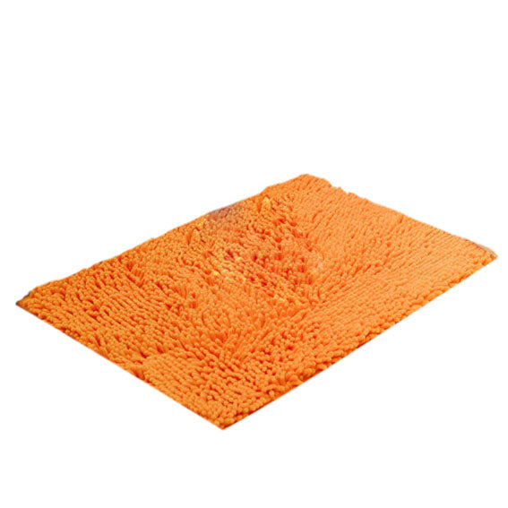 Orange Bathroom Area Carpet