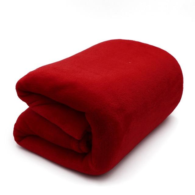 Plush Red Blanket