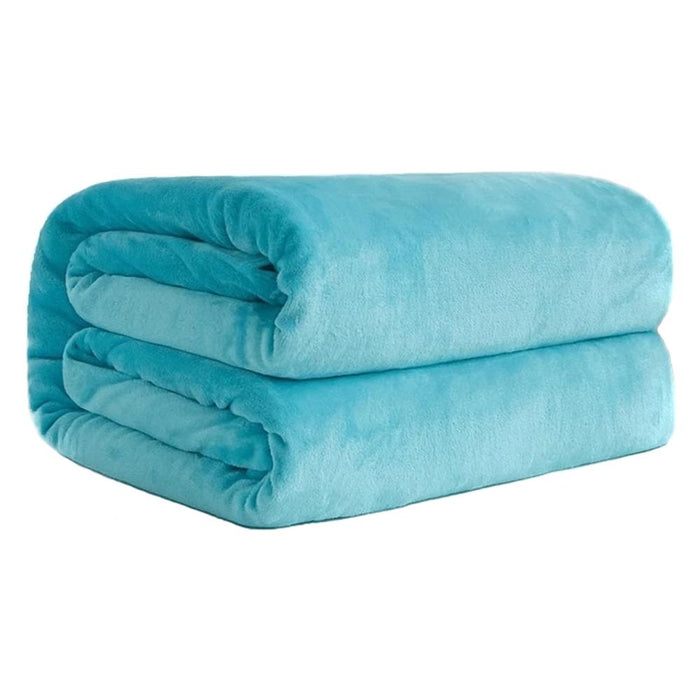 Polyester Blue Blanket