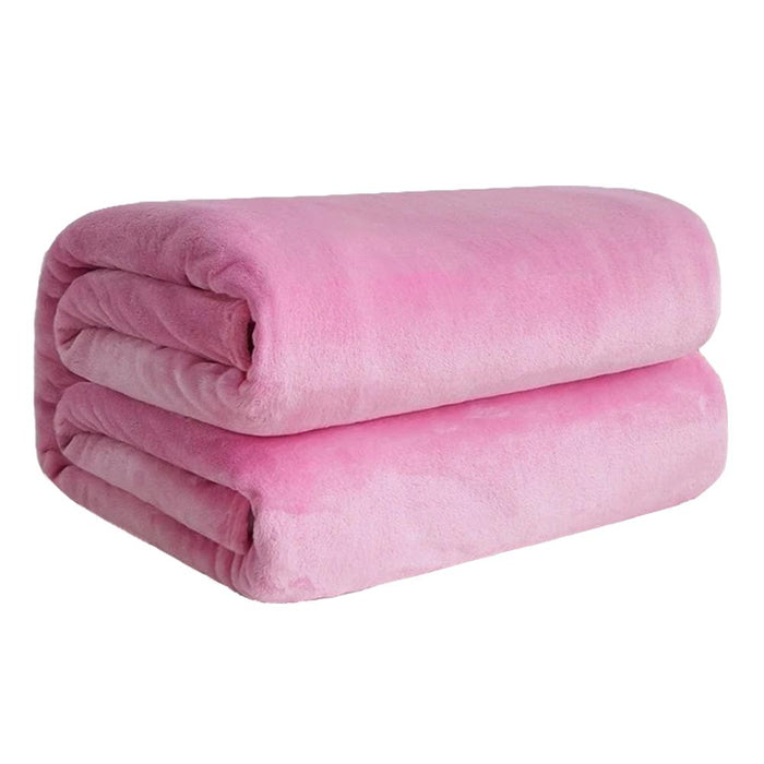 Polyester Pink Blanket