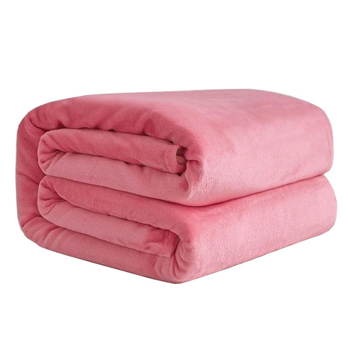 Polyester Pink Blanket