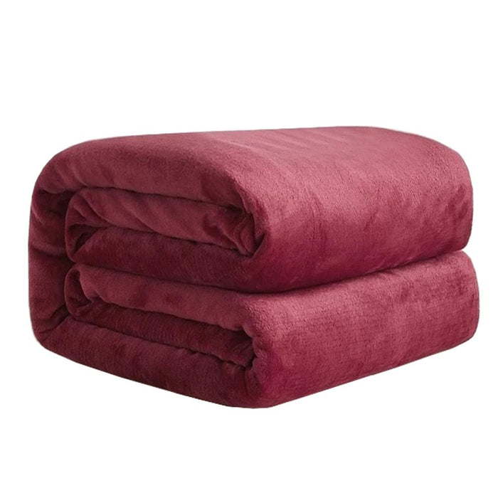 Polyester Red Blanket