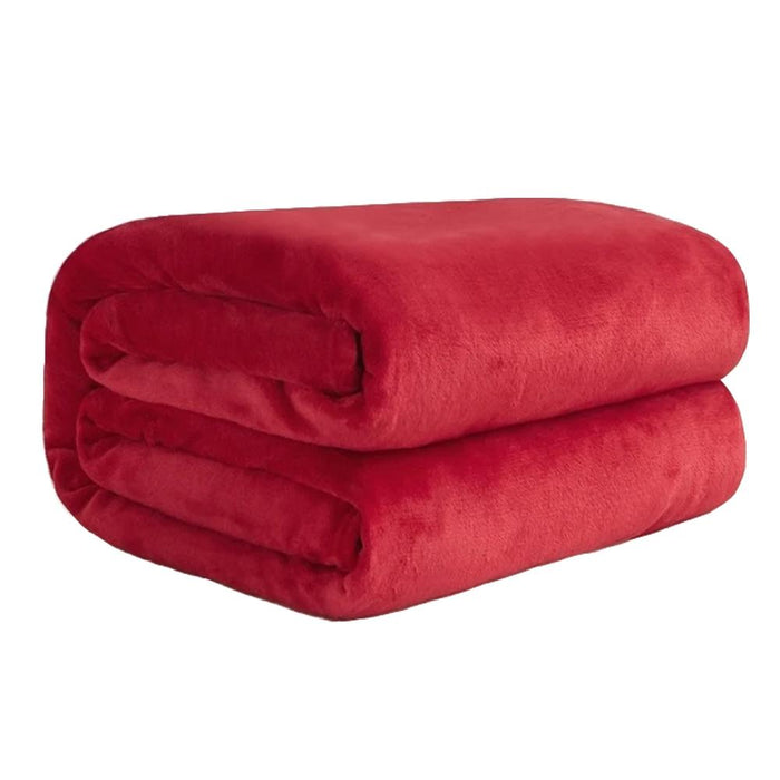 Polyester Red Blanket