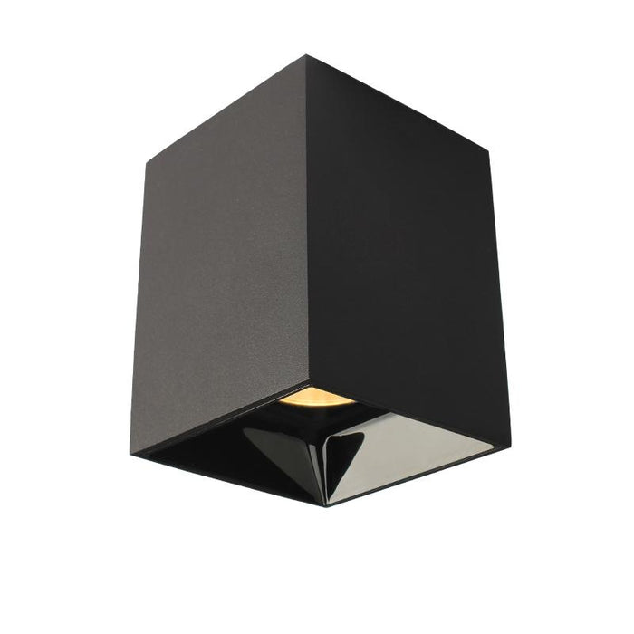 Modern Black Double Cube Ceiling Light
