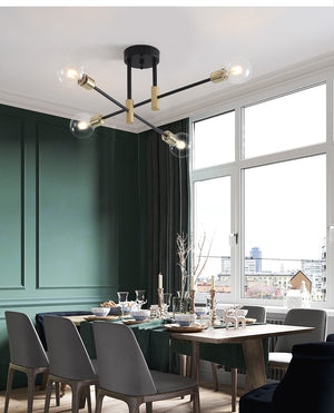 Modern Nordic Black LED Chandelier - Hansel & Gretel Home Decor