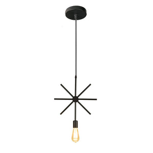 Scandinavian Black Star Hanging Lamp - Hansel & Gretel Home Decor