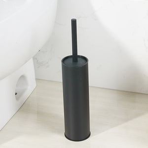 Luxury Black Stainless Steel Toilet Brush Holder - Hansel & Gretel Home Decor
