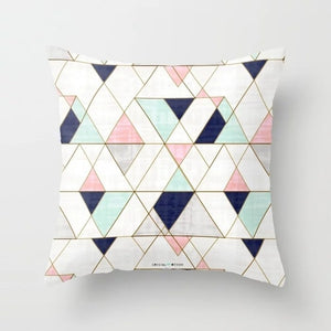 Geometric Pattern Decorative Pillow Case - Hansel & Gretel Home Decor