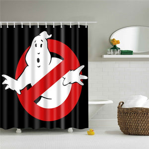 Ghostbuster Polyester Bathroom Curtain - Hansel & Gretel Home Decor