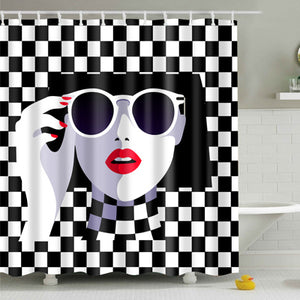 Creative Pattern Chic Shades Bathroom Curtains - Hansel & Gretel Home Decor