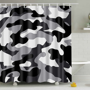 Creative Pattern Camo Bathroom Curtains - Hansel & Gretel Home Decor