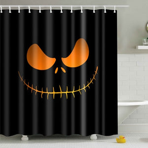 Creative Pattern Jack Face Bathroom Curtains - Hansel & Gretel Home Decor