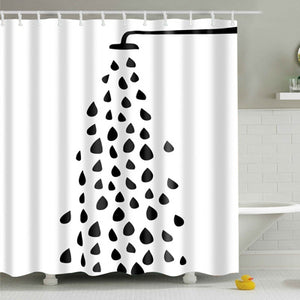 Creative Shower Drops Bathroom Curtains - Hansel & Gretel Home Decor