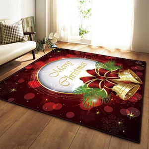 Christmas Bell Bedroom Area Carpet - Hansel & Gretel Home Decor