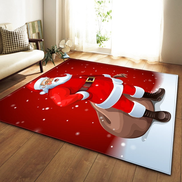 Santa Claus Bedroom Area Carpet - Hansel & Gretel Home Decor