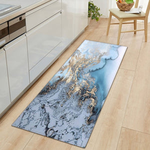 Blue Kitchen Area Carpet - Hansel & Gretel Home Decor