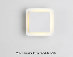 Nordic Square LED White Wall Lamp - Hansel & Gretel Home Decor