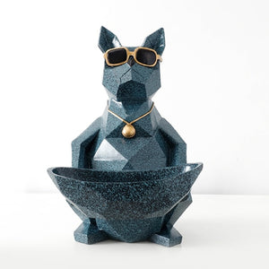 Decorative Ornamental Blue Dog Figurine - Hansel & Gretel Home Decor