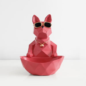 Decorative Ornamental Red Dog Figurine - Hansel & Gretel Home Decor