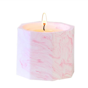 Pink Coconut Decorative Scented Candle - Hansel & Gretel Home Decor