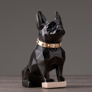Decorative Ornamental Black Small Dog Figurine Accessories - Hansel & Gretel Home Decor