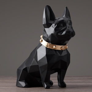 Decorative Ornamental Black Big Dog Figurine Accessories - Hansel & Gretel Home Decor
