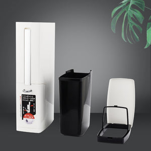 Modern 3in1 Trash Can With Toilet Brush and Holder - Hansel & Gretel Home Decor