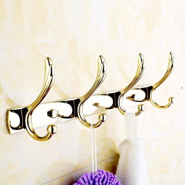 Gold Nordic Bathroom Wall Hooks - Hansel & Gretel Home Decor
