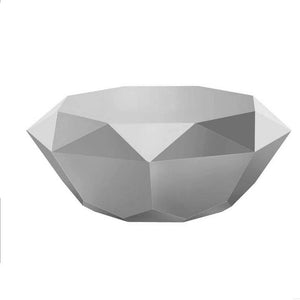 Metal Modern Diamond Shaped Center Coffee Table