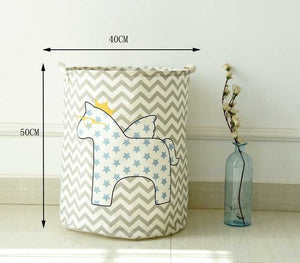 Horse Fabric Laundry Basket