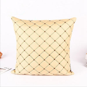 Vintage Beige Decorative Pillow Case