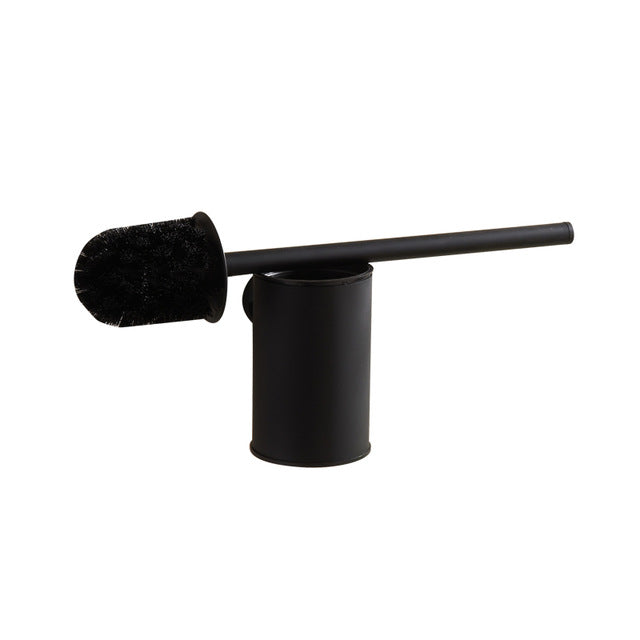Black Stainless Steel Toilet Brush And Holder