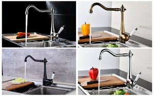 Copper Chrome Kitchen Faucet Rotatable - Hansel & Gretel Home Decor