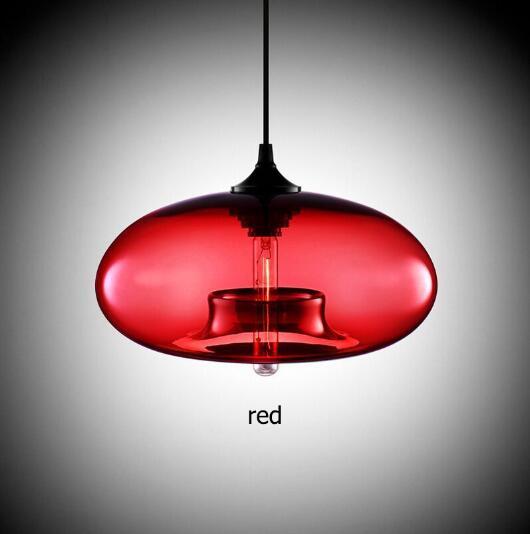 Red Nordic Hanging Lamp - Hansel & Gretel Home Decor