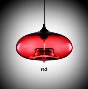 Red Nordic Hanging Lamp - Hansel & Gretel Home Decor