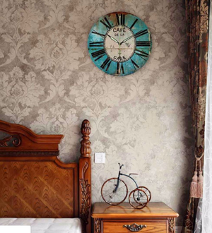 Retro Vintage Wall Clock Amy Model - Hansel & Gretel Home Decor