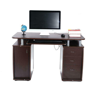 PC Computer Desk Laptop Table Study Writing Workstation Home Office w/Drawer