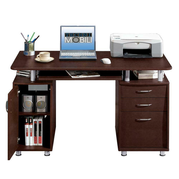 PC Computer Desk Laptop Table Study Writing Workstation Home Office w/Drawer