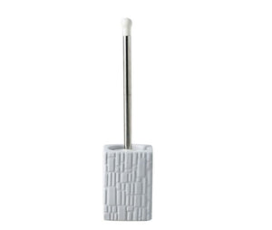 Modern Toilet Brush and Holder White Ceramic Base - Hansel & Gretel Home Decor